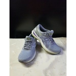 ASICS Mens Gel Nimbus Size 11 Running Shoes Gray Blue Flytefoam